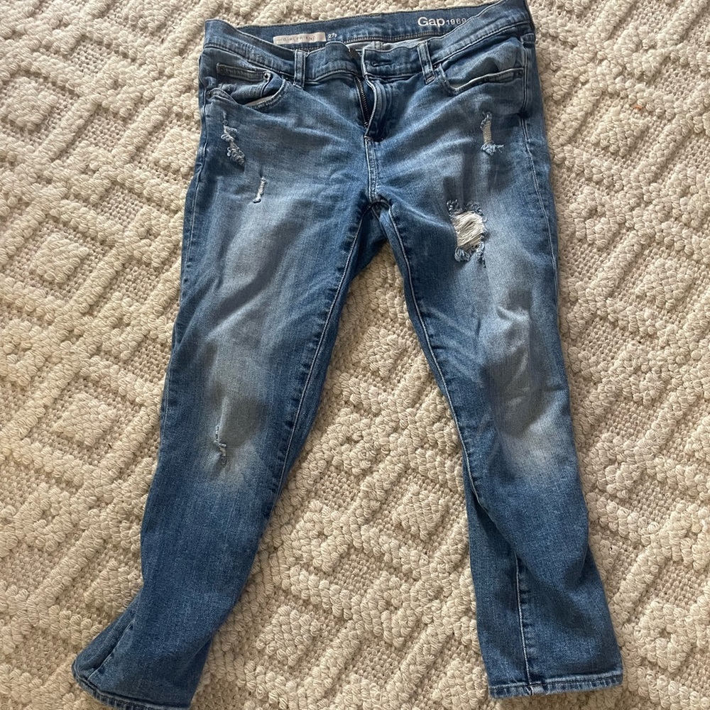 Gap Low Rise Girlfriend Jeans